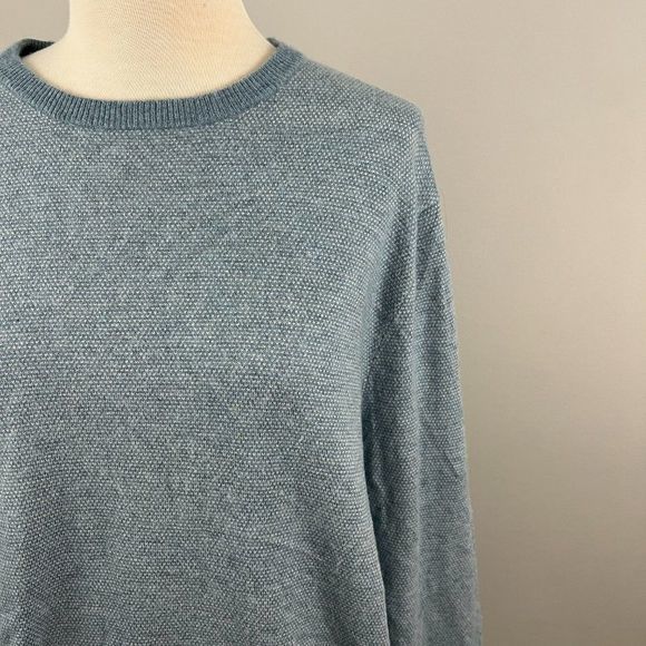NWOT NORDSTROM Baby Blue‎ Wool Mix Crew Neck Sweater (L) - Picture 3 of 8
